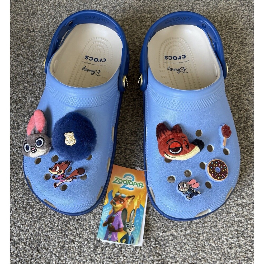 Kids Disney Zootopia 2 Crocs Size 5 NWT